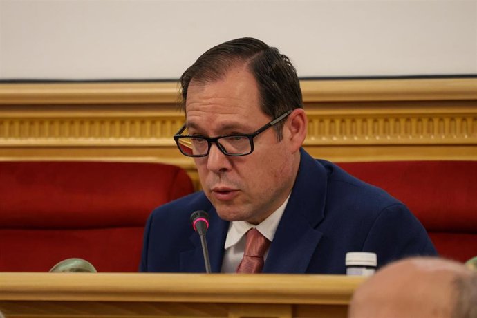 El concejal de Vox en el Ayuntamiento de Toledo Daniel Morcillo.