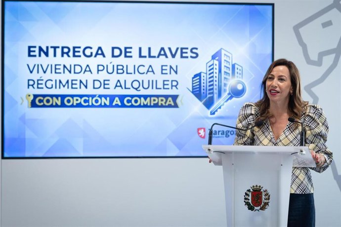 La alcaldesa de Zaragoza, Natalia Chueca