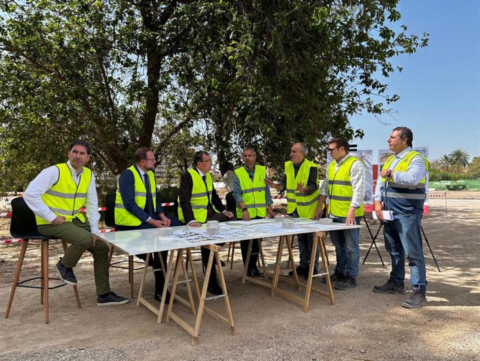 Visita a las obras del Parque Metropolitano del Oeste