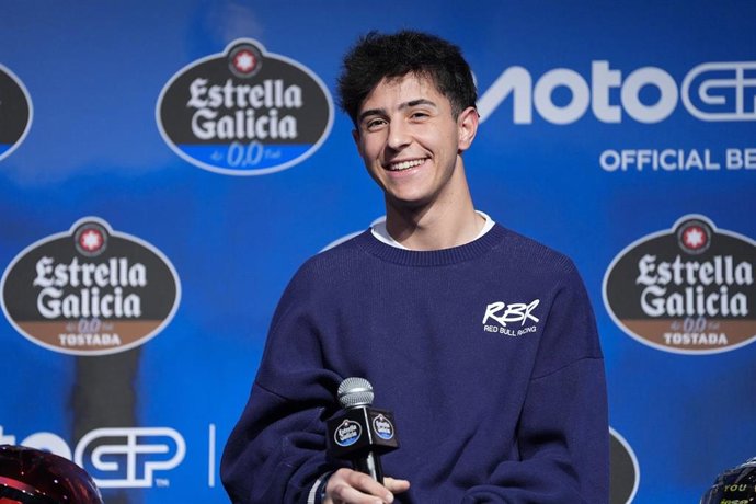 Archivo - José Antonio Rueda durante un acto de Estrella Galicia 0,0