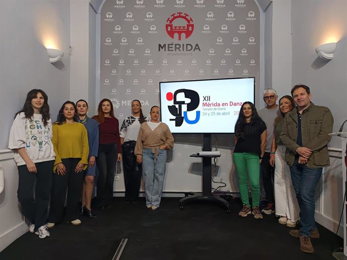 Presentación del programa de actividades de la 12º edición de "Mérida en Danza", con motivo de la conmemoración del Día de la Danza.