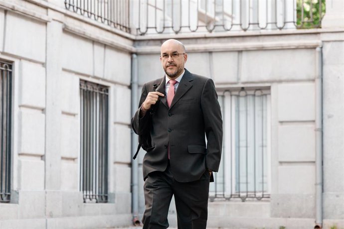 El exjefe de Gabinete de María Jesús Montero, Carlos Moreno, a su llegada al Tribunal Supremo