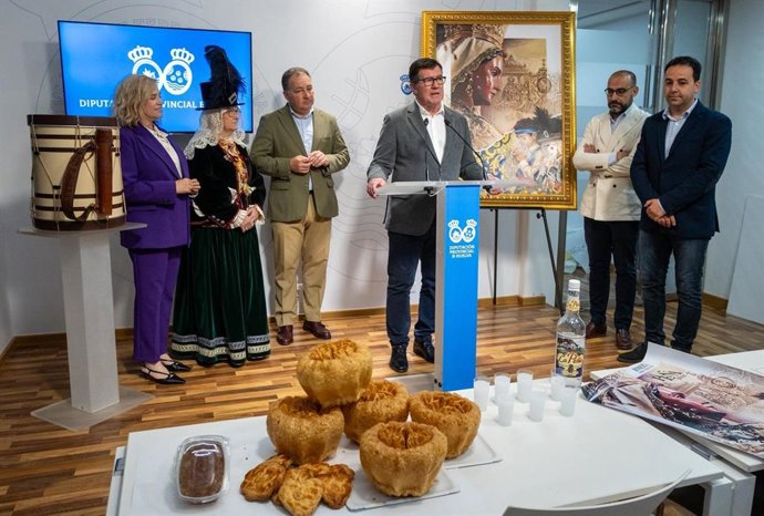 Presentación de la Romería de la Peña de la Puebla de Guzmán enla Diputación de Huelva.