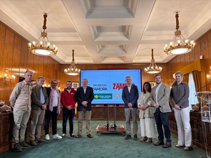 Un momento de la presentación de la Vuelta.