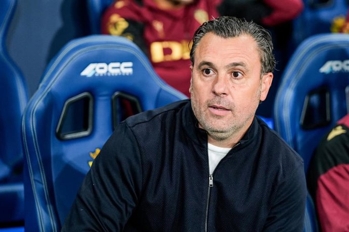 Archivo - El técnico catalán Sergio González, en su etapa com entrenador del Cádiz CF.