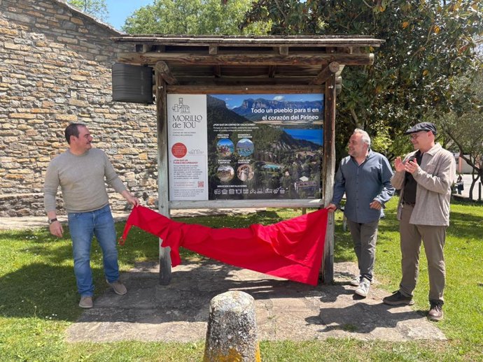 Comisiones Obreras en Aragón celebra 40 años desde el inicio de recuperación del pueblo de Morillo de Tou.