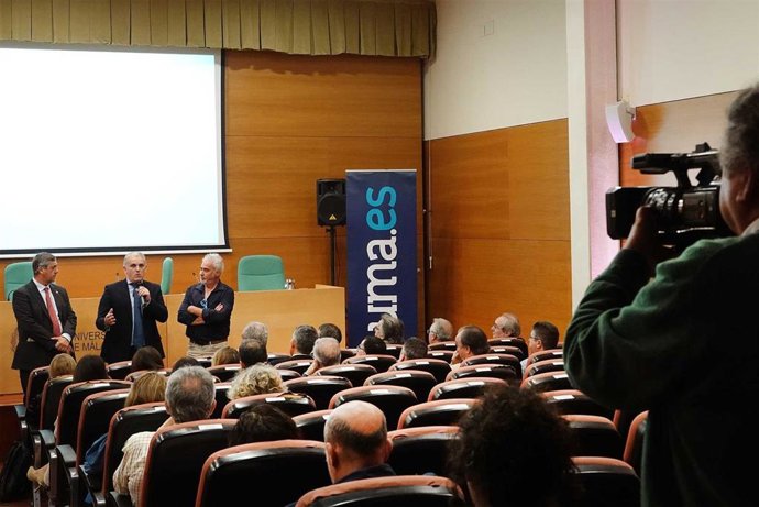 Presentación del nuevo vídeo institucional 'La luz de Málaga' de la UMA.
