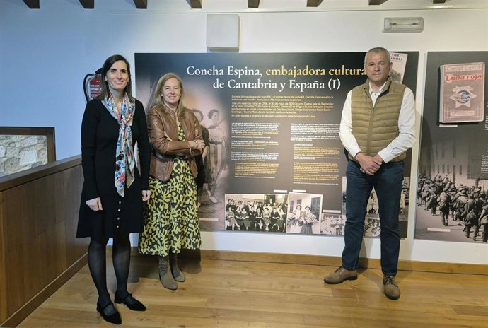 Inaugación de la exposición sobre Concha Espina en la Casa Gótica de Mazcuerras