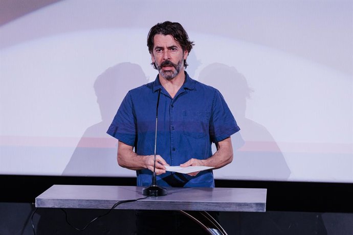 Archivo - El actor Eduardo Noriega durante el anuncio de la película seleccionada para representar a España en los Oscar, en la Academia de Cine, a 18 de septiembre de 2024, en Madrid (España). La película 'Segundo Premio', de Isaki Lacuesta y Pol Rodrígu