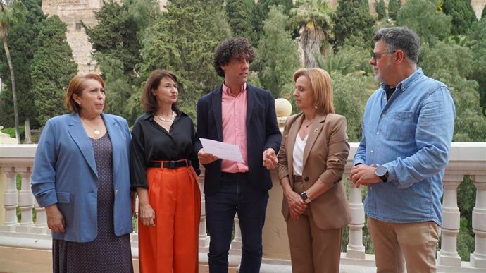 Concejales del grupo socilista en el Ayuntamiento de Málaga