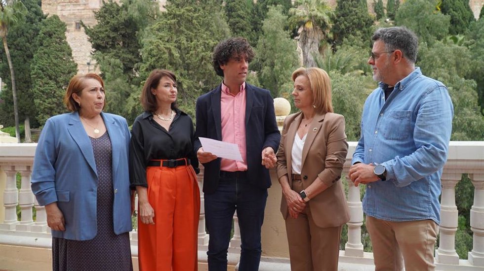 Concejales del grupo socilista en el Ayuntamiento de Málaga