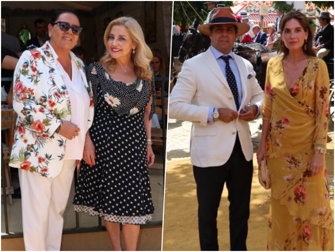 María del Monte, Inmaculada Casal, Francisco Rivera y Lourdes Montes