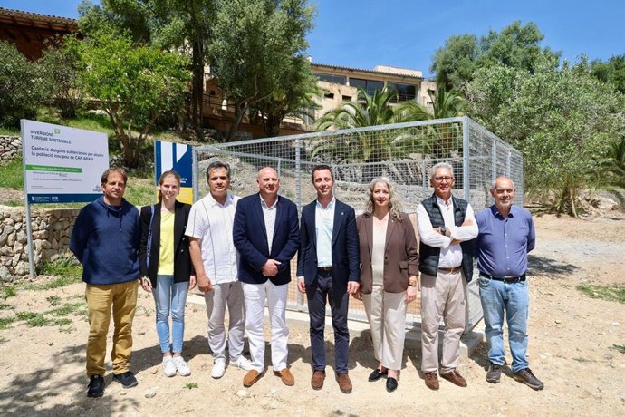 Inauguración de un nuevo pozo de agua en Binissalem.