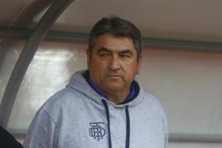 Futbol, Rangers vs Deportes Recoleta,  liguilla Promocion  2024 El entrenador de Rangers Emiliano Astorga es fotografiado durante el partido de Liguilla Ascenso contra Deportes Recoleta disputado en el estadio Fiscal de Talca, Talca,