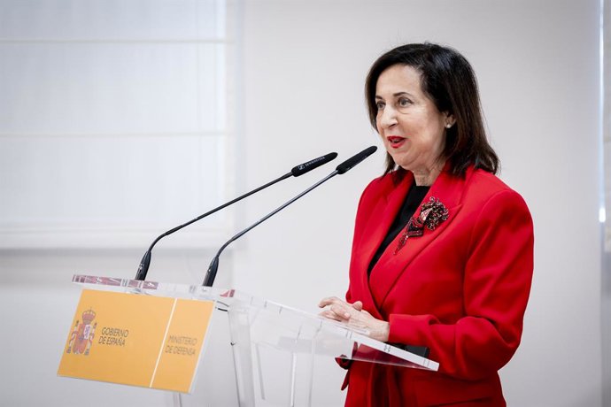 Archivo - Arquivo - A ministra da Defesa, Margarita Robles, preside à cerimônia de entrega do prêmio “Soldado Idoia Rodríguez” 2026, em 19 de março de 2026, em Madri (Espanha). O prêmio “Soldado Idoia Rodríguez, Mulher nas Forças Armadas” reconhece trajet