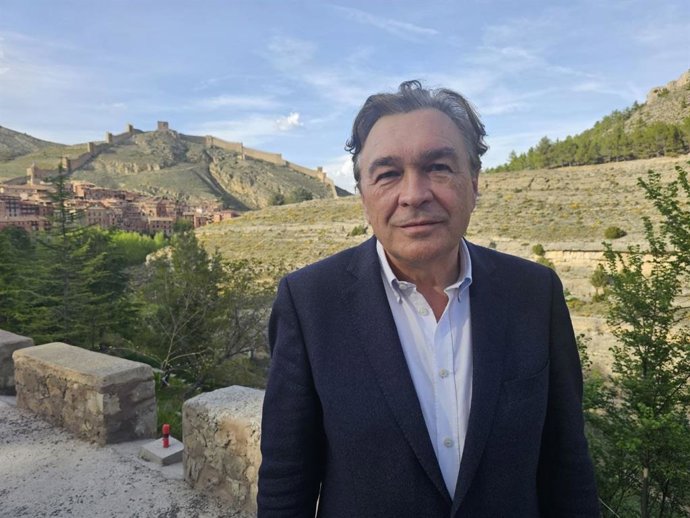 El portavoz de Aragón-Teruel Existe en las Cortes de Aragón, Tomás Guitarte.