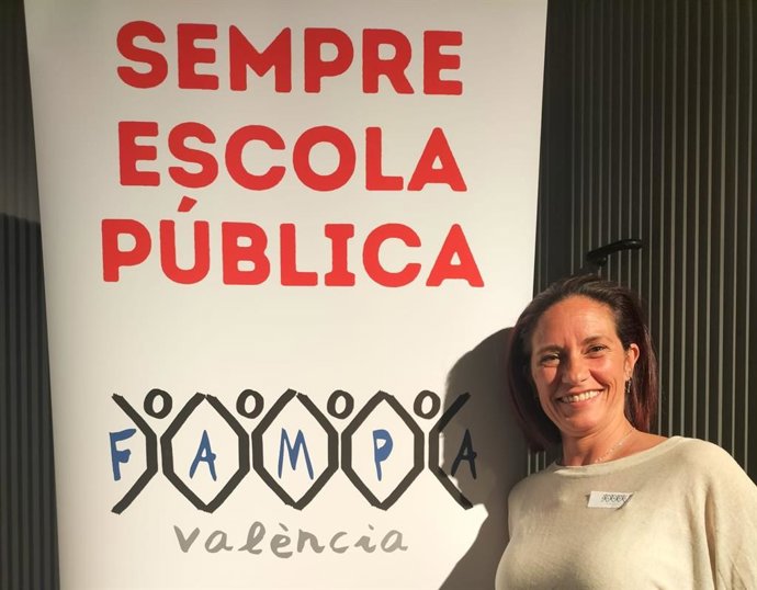 Elisabet Garcia, del CEIP Blasco Ibáñez de Beniparrell, centro afectado por la dana, nueva presidenta de FAMPA-València