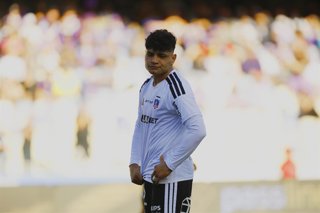 Futbol, Deportes Concepcion vs Colo Colo Octava  fecha, campeonato Nacional 2026. El jugador  Claudio Aquino es fotografiado durante el partido de primera division entre Deportes Concepcion vs Colo Colo disputado en el estadio Ester Roa de Concepcion,