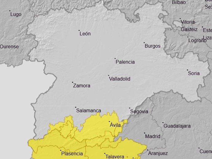 Avisos meteorológicos del 22 de abril de 2026.