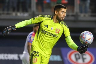 Futbol, Audax Italiano vs Universidad de Chile Fase de grupos, Copa de la Liga 2026. El jugador de Universidad de Chile Gabriel Castellon es fotografiado durante el partido de copa de la liga por el grupo D contra Audax Italiano disputado en el estadio