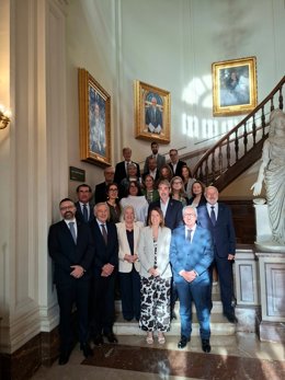 Foto de familia de la jornada sobre Derecho Inmobiliario del ICAB