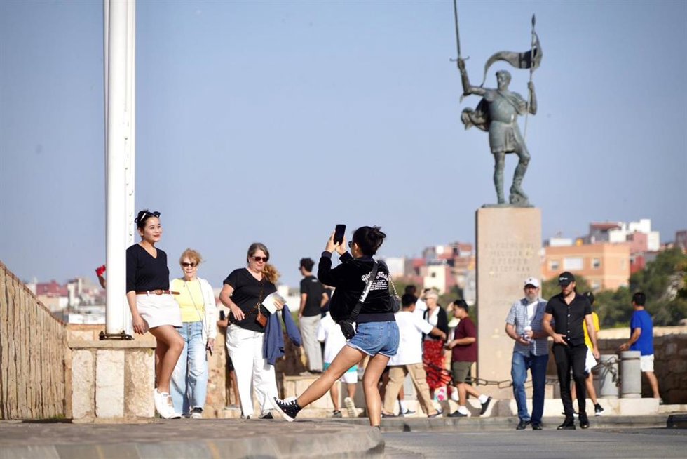 Llegada de cruceristas a Melilla