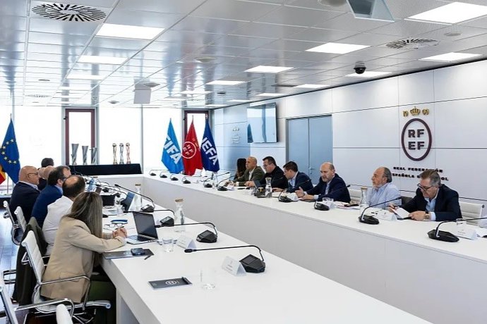Reunión de la RFEF en su comisión de las federaciones autonómicas.