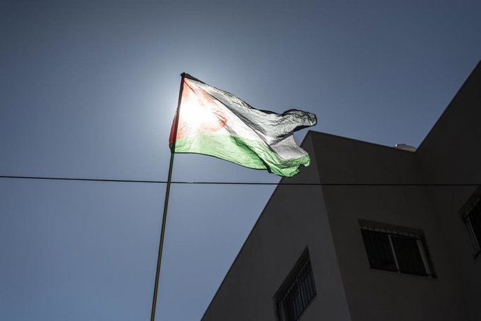 Bandera de Palestina. Imagen de archivo