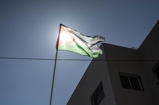 Bandera de Palestina. Imatge d'arxiu