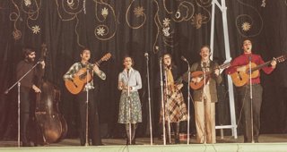 Imagen de los primeros integrantes del Mester de Juglaría