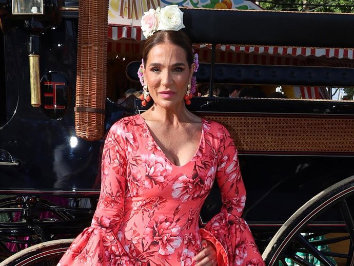 Raquel Bollo en la Feria de Abril