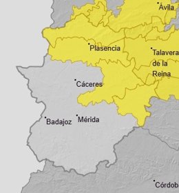 Avisos para el 23 de abril en Extremadura