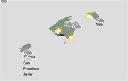 El tiempo hoy, jueves 23 de abril, en Baleares.