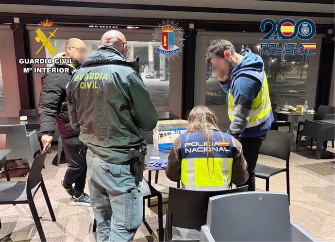 Inspección en uno de los locales de ocio