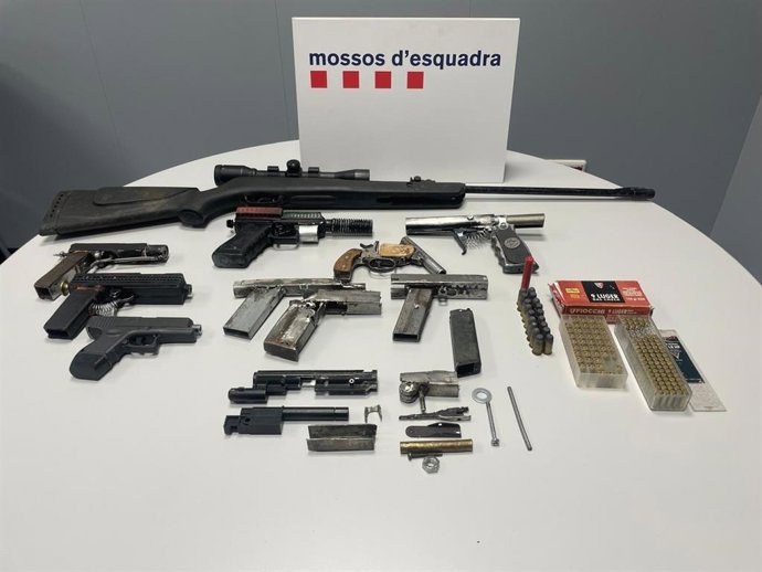 Dos detenidos por fabricar y poseer armas de fuego artesanales en Les Borges Blanques (Lleida)