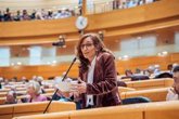 Foto: Mónica García contrapone el "referente moral" de la universalidad al concepto de 'prioridad nacional' de "PP" y "Vox"