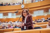 Foto: Mónica García contrapone el "referente moral" de la universalidad al concepto de 'prioridad nacional' de "PP" y "Vox"