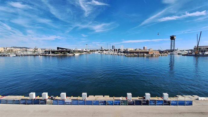Panorámica del Puerto de Barcelona