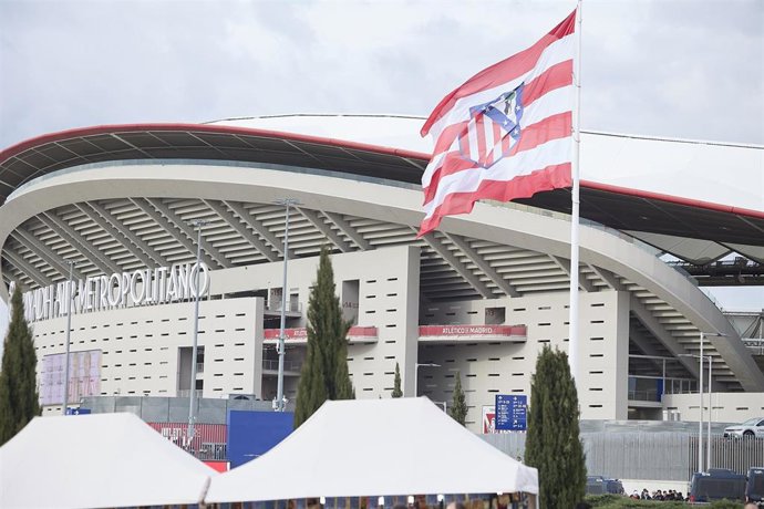 Archivo - Ambiente previo al partido de vuelta entre Atlético de Madrid y FC Barcelona en la semifinal de la Copa del Rey Mapfre, en el Riyadh Air Metropolitano, a 2 de abril de 2025, en Madrid (España). 