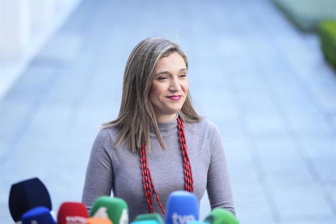 Imagen de archivo de la vicesecretaria general del PSOE-A y candidata número uno por Huelva al Parlamento andaluz, María Márquez.