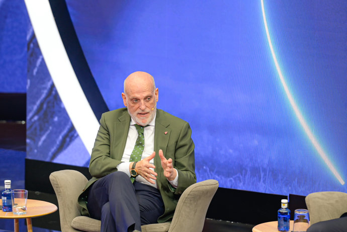 Javier Tebas, presidente de LaLiga, en The Forum.