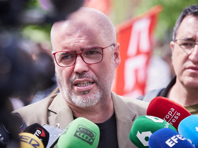 El secretario general de CCOO, Unai Sordo