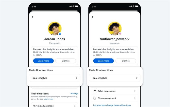 Supervisión de las conversaciones de los adolescentes con la IA