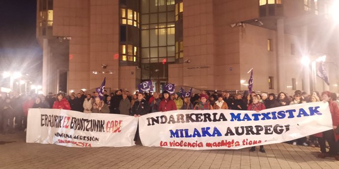 Archivo - Indarkeria matxistaren aurkako elkarretaratze bat