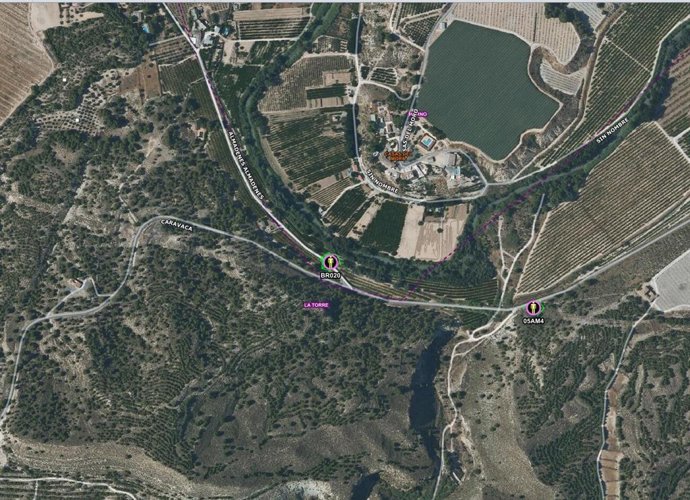 Lugar donde se ha producido el conato de incendio