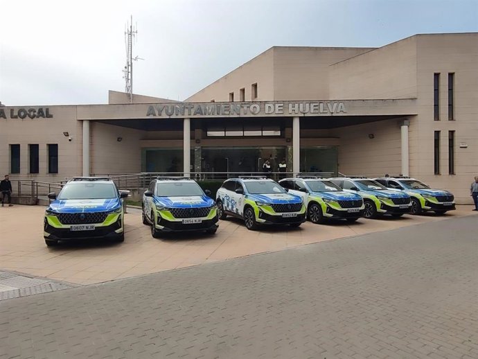 Nuevos vehículos de la Policía Local de Huelva.