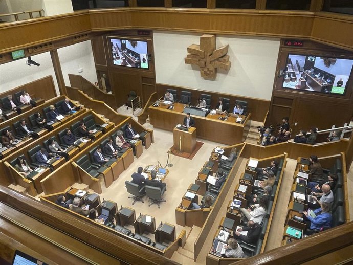 Pleno en el Parlamento Vasco