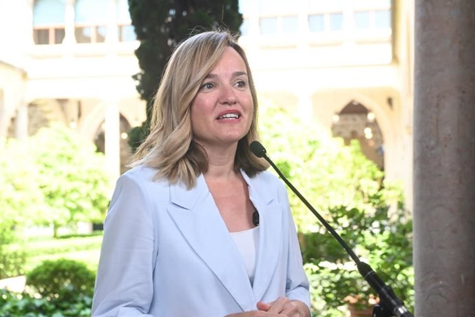 La portavoz del Grupo Parlamentario del PSOE en las Cortes de Aragón, Pilar Alegría.