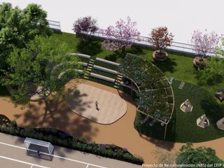 Recreación virtual del proyecto del CEIP Vadorrey Les Allées.