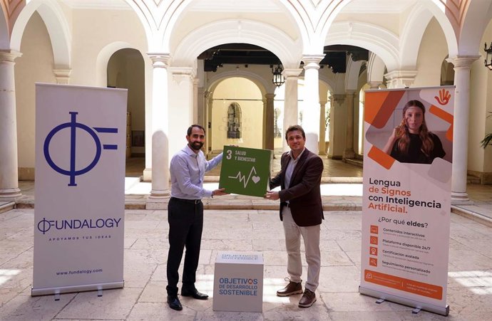 El director general de Fundalogy, Javier de Pro, y el CEO de Eldes, Fabián Curzio